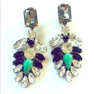 J. Crew Chandelier Statement Earrings